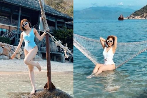 Hot girl Trâm Anh khoe ảnh bikini nóng bỏng