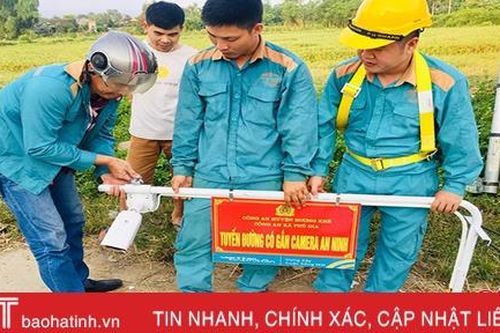 Xã đầu tiên ở huyện miền núi Hà Tĩnh đầu tư 80 triệu đồng lắp camera giám sát