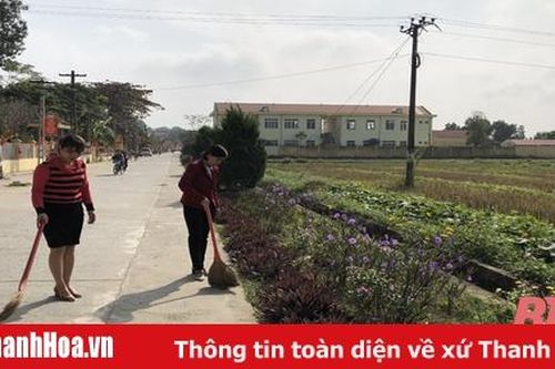Xây dựng cảnh quan môi trường nông thôn ở xã nông thôn mới Xuân Hòa