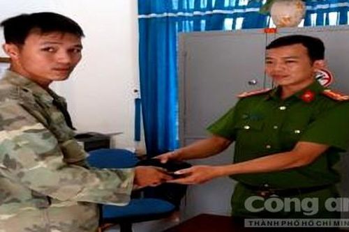 Công an nhanh chóng tìm được tài sản trả lại người mất