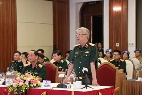 Hội nghị trực tuyến Ban Chỉ đạo Bộ Quốc phòng với lực lượng mũ nồi xanh Việt Nam tại CH Nam Sudan và CH Trung Phi