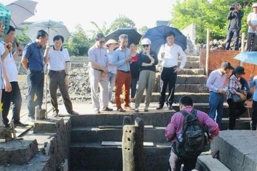 Khảo sát bãi cọc tại huyện Thủy Nguyên, Hải Phòng