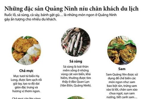 Những đặc sản của Quảng Ninh níu chân du khách