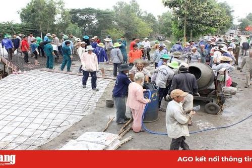 Châu Phú nâng chất các tiêu chí, chỉ tiêu xã nông thôn mới