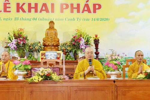 Trường hạ chùa Quán Sứ khai pháp