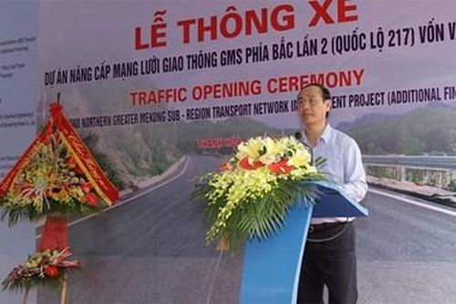 Thông xe dự án nâng cấp Quốc lộ 217 kết nối với cửa khẩu sang Lào