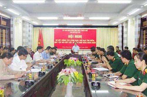 Sơ kết công tác tìm kiếm, quy tập hài cốt liệt sĩ mùa khô 2019-2020