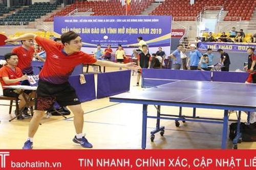 Giải Bóng bàn Báo Hà Tĩnh mở rộng khởi tranh ngày 10/7
