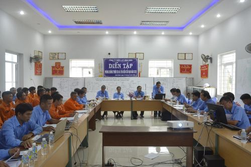 PC Bình Định tổ chức diễn tập phòng chống thiên tai và tìm kiếm cứu nạn