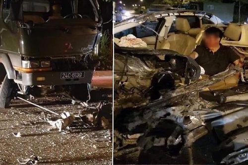 Danh tính tài xế hai xe biển xanh tông nhau kinh hoàng ở Lào Cai