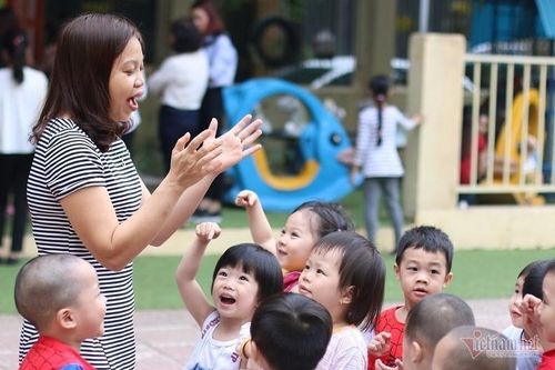 Đề xuất giáo viên mầm non là nghề nặng nhọc