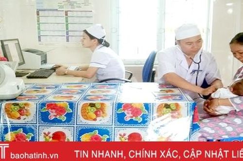 100% cơ sở y tế ở Hương Sơn đảm bảo theo chuẩn quốc gia về y tế