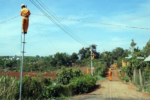 Công ty Điện lực Lâm Đồng thực hiện 35 công trình 'Thắp sáng đường quê'