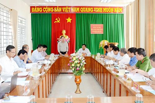 Ủy ban Kiểm tra Trung ương làm việc tại An Phú