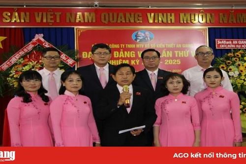 Đồng chí Trần Văn Lắm tái đắc cử Bí thư Đảng ủy Công ty TNHH MTV Xổ số kiến thiết An Giang nhiệm kỳ 2020-2025