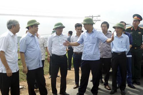 Ban Chỉ đạo Trung ương về Phòng, chống thiên tai làm việc tại tỉnh