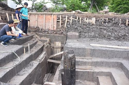 Cận cảnh bãi cọc vừa phát lộ nghi liên quan đến trận chiến Bạch Đằng năm 1288