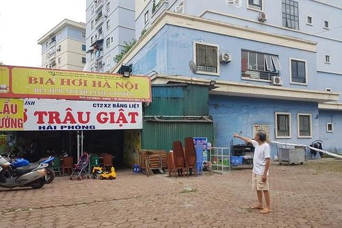 Không được dùng tầng 1 chung cư tái định cư vào mục đích kinh doanh, cho thuê