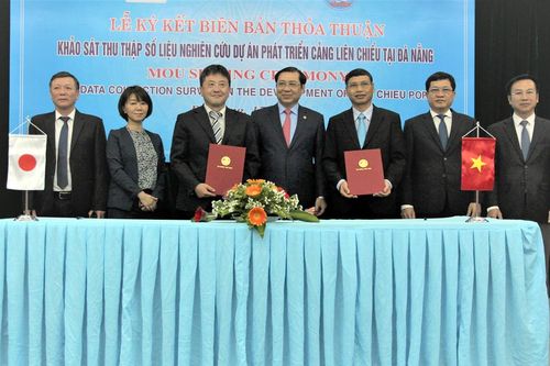 Đà Nẵng và JICA ký kết triển khai Dự án Khảo sát thu thập số liệu phát triển Cảng Liên Chiểu