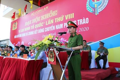 Thứ trưởng Lê Quốc Hùng dự Đại hội khỏe 'Vì an ninh Tổ quốc' lần thứ VIII