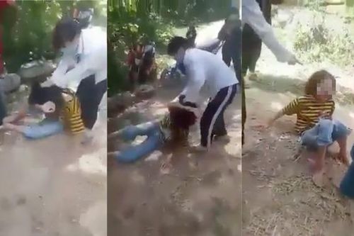 Nữ sinh Nghệ An bị 2 bạn học đánh đập dã man trong rừng