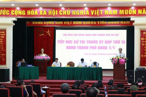 Cử tri huyện Hoài Đức phản ánh nhiều vấn đề dân sinh, bức xúc