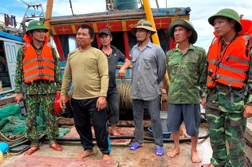 Truy bắt tàu cá đánh bắt hải sản tận diệt sai vùng quy định