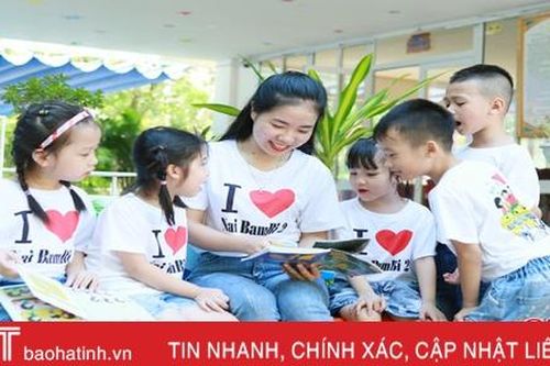 Khoảnh khắc vui tươi của các bé mầm non Trí Đức