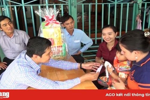 Châu Thành: Thăm hỏi, tặng quà các trẻ em có hoàn cảnh khó khăn