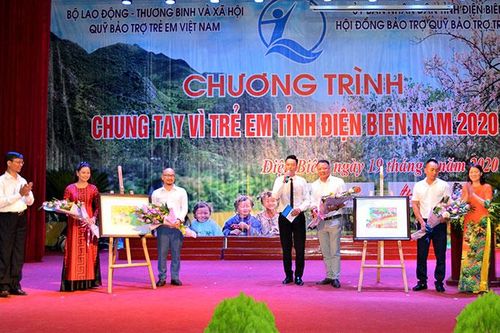 Nhiều đóng góp 'Chung tay vì trẻ em tỉnh Điện Biên năm 2020'