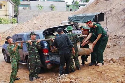 Di dời thành công quả bom nặng gần 230kg tại Quảng Ninh