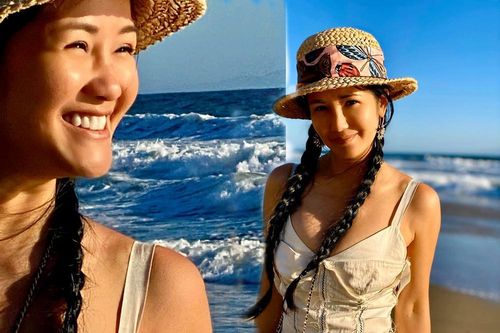 Tung ảnh quyến rũ bên bờ biển, diva Hồng Nhung trẻ đẹp tựa đôi mươi