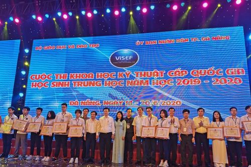 75 dự án đạt giải thi khoa học kỹ thuật cấp quốc gia năm học 2019-2020
