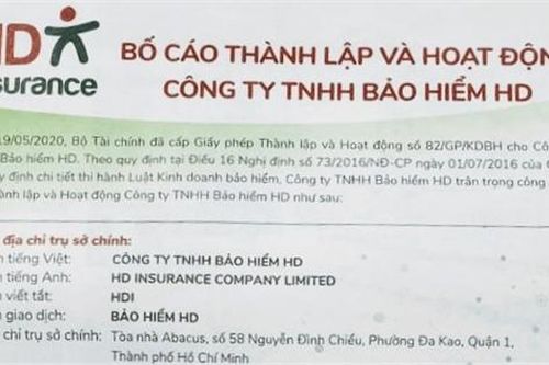 HD Insurance gia nhập thị trường bảo hiểm