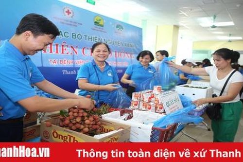 'Phiên chợ 0 đồng' dành cho bệnh nhân có hoàn cảnh khó khăn tại Bệnh viện Đa khoa tỉnh Thanh Hóa