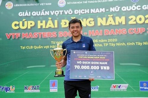 Lý Hoàng Nam vô địch Giải quần vợt nam - nữ quốc gia 2020