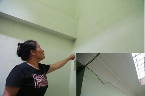 Thành phố Lào Cai: Nhà dân bị nứt vì thi công đường giao thông