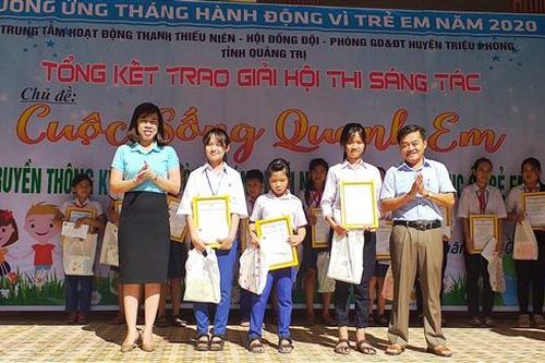 Triệu Phong: Trao 28 giải thưởng hội thi 'Cuộc sống quanh em'