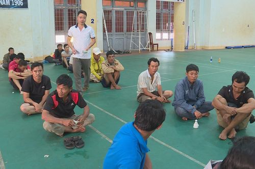 Bắt hàng chục con bạc say sưa đá gà ăn tiền trong rẫy cà phê