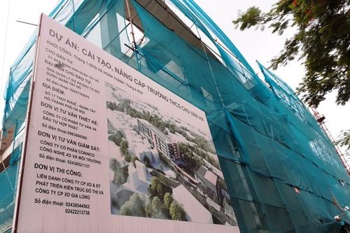 Dự án cải tạo, nâng cấp trường THCS Chu Văn An: Kịp thời giải quyết những kiến nghị của người dân