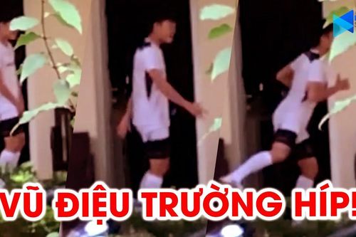 HAGL: Xuân Trường gây sốt với màn khởi động như một... vũ công