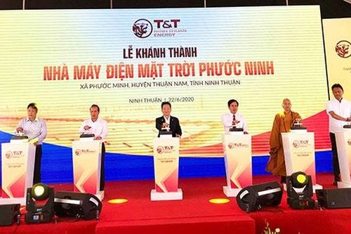 Khánh thành Nhà máy điện mặt trời Phước Ninh