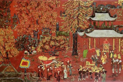 Lần đầu tiên đấu giá tranh sơn mài của danh họa Nguyễn Gia Trí tại Việt Nam