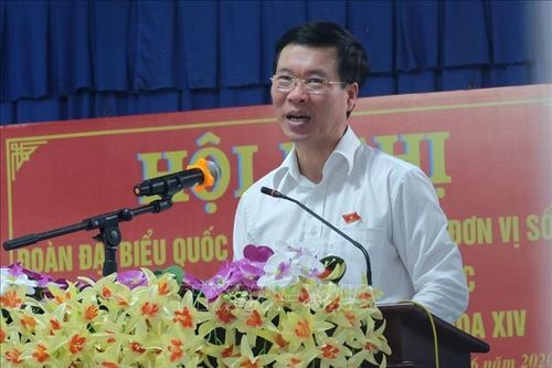 Đồng chí Võ Văn Thưởng tiếp xúc cử tri huyện Xuân Lộc, Đồng Nai