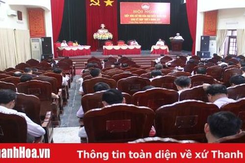 Đoàn ĐBQH tỉnh Thanh Hóa tiếp xúc cử tri huyện Thiệu Hóa