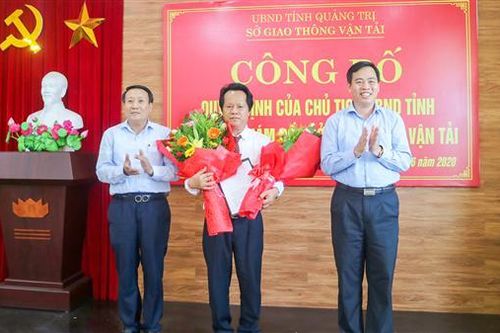 Công bố Quyết định bổ nhiệm Giám đốc Sở Giao thông vận tải