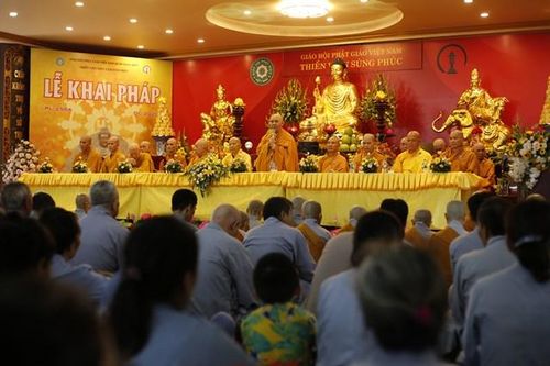 Hà Nội : Thiền viện Trúc Lâm Sùng Phúc tổ chức lễ khai pháp