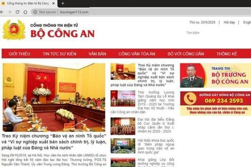 Bkav: Cảnh báo website giả mạo Bộ Công an phát tán mã độc