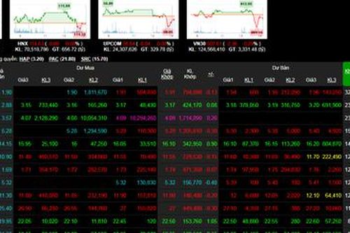 Chứng khoán hôm nay 23/6:VN-Index rung lắc và mất điểm