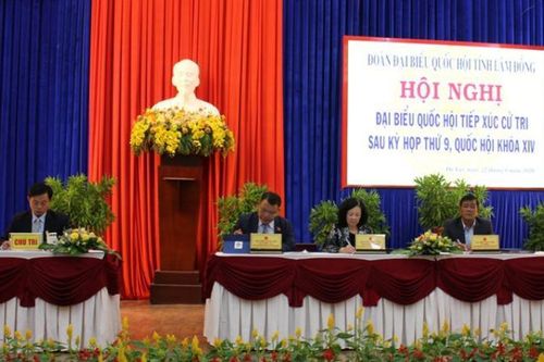 Nhiều đoàn đại biểu Quốc hội tiếp xúc cử tri